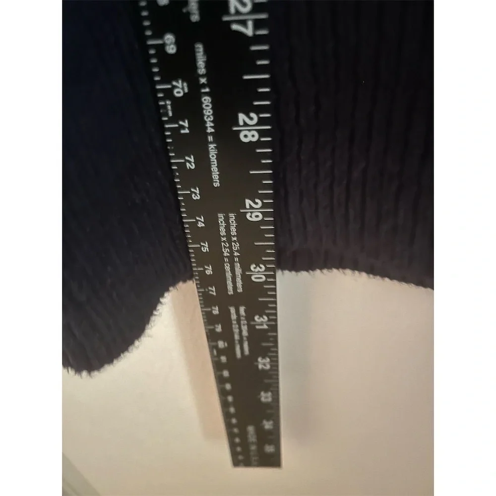 J.Crew‎ Men's Linen Blend Shawl Collar Pullover Knit Sweater Blue Size M